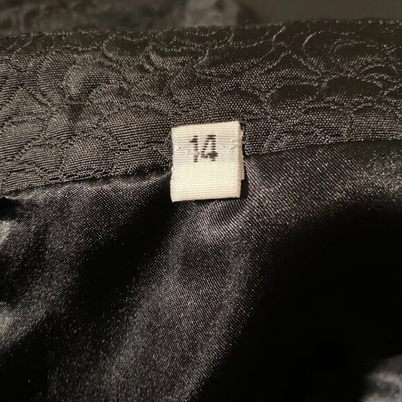 Sherri Hill Black Bubble/Balloon Skirt Size 14 - Picture 7 of 9